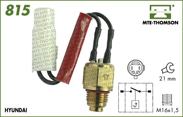 MTE-Thomson 815 - Термовыключатель, вентилятор радиатора / кондиционера autosila-amz.com