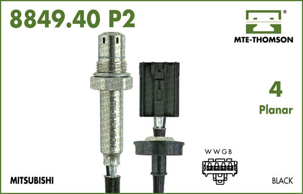 MTE-Thomson 8849.40.050P2 - Лямбда-зонд, датчик кислорода autosila-amz.com