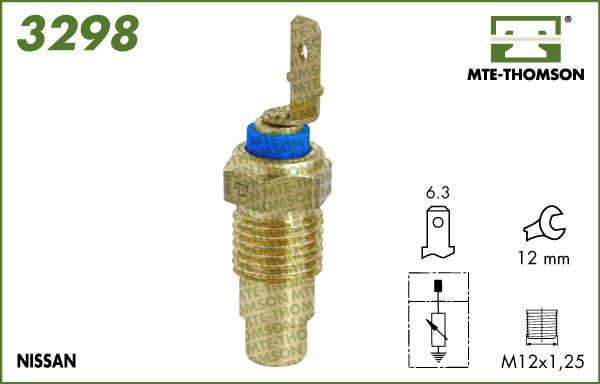 MTE-Thomson 3298 - Датчик, температура охлаждающей жидкости autosila-amz.com