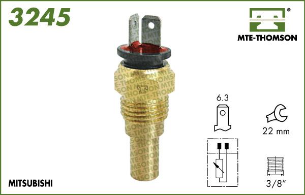 MTE-Thomson 3245 - Датчик, температура охлаждающей жидкости autosila-amz.com