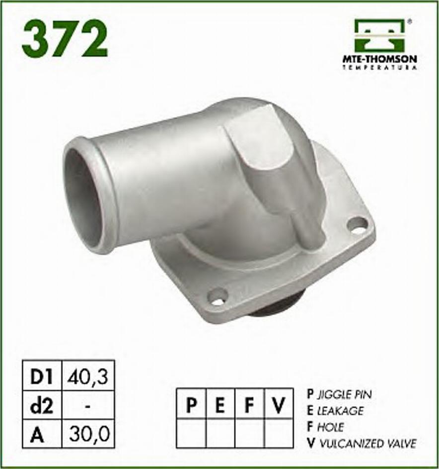 MTE-Thomson 372.92 - Термостат охлаждающей жидкости / корпус autosila-amz.com