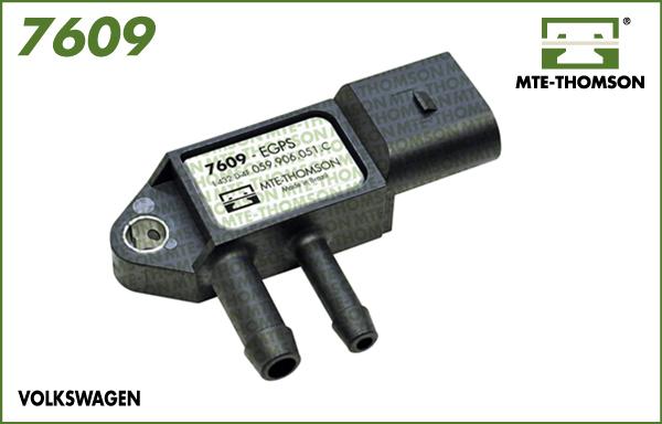 MTE-Thomson 7609 - Датчик, давление выхлопных газов autosila-amz.com