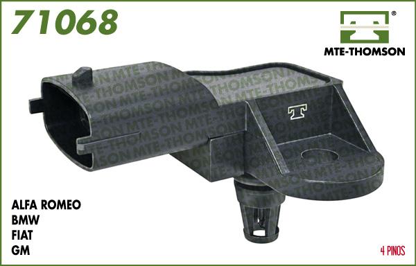 MTE-Thomson 71068 - Датчик, давление во впускной трубе autosila-amz.com