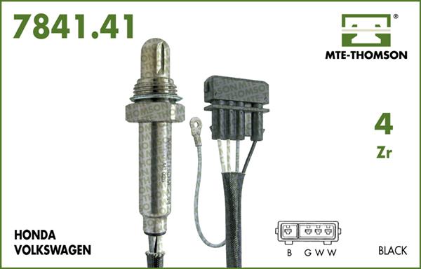 MTE-Thomson 7841.41.101 - Лямбда-зонд, датчик кислорода autosila-amz.com