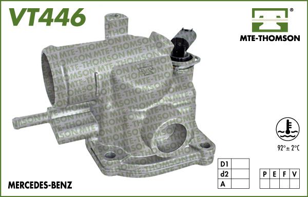 MTE-Thomson VT446.92 - Термостат охлаждающей жидкости / корпус autosila-amz.com
