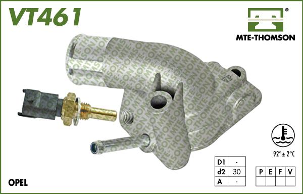 MTE-Thomson VT461.92 - Термостат охлаждающей жидкости / корпус autosila-amz.com