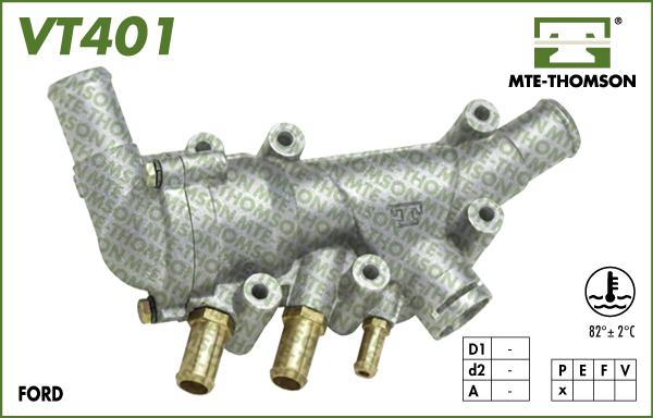 MTE-Thomson VT401.82 - Термостат охлаждающей жидкости / корпус autosila-amz.com