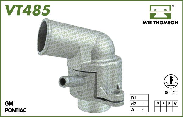 MTE-Thomson VT485.87 - Термостат охлаждающей жидкости / корпус autosila-amz.com