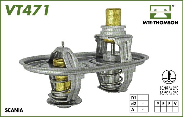 MTE-Thomson VT471.93/88 - Термостат охлаждающей жидкости / корпус autosila-amz.com