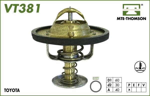 MTE-Thomson VT381.76 - Термостат охлаждающей жидкости / корпус autosila-amz.com