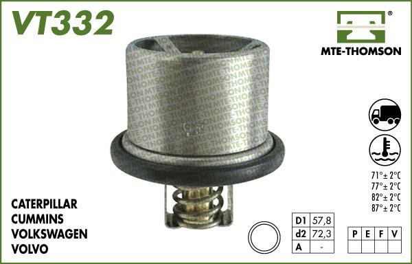 MTE-Thomson VT332.88 - Термостат охлаждающей жидкости / корпус autosila-amz.com