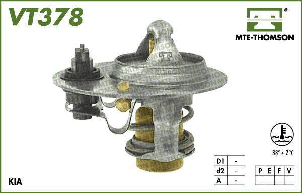 MTE-Thomson VT378.88 - Термостат охлаждающей жидкости / корпус autosila-amz.com