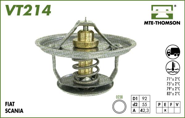 MTE-Thomson VT214.79 - Термостат охлаждающей жидкости / корпус autosila-amz.com