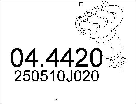 MTS 04.4420 - Катализатор autosila-amz.com