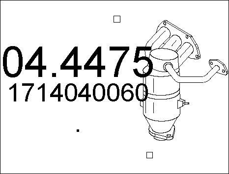 MTS 04.4475 - Катализатор autosila-amz.com