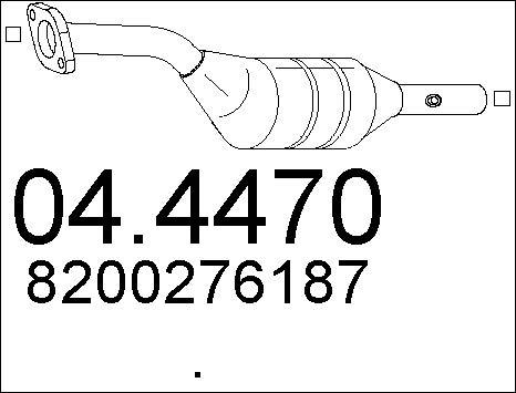 MTS 04.4470 - Катализатор autosila-amz.com