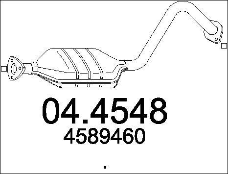 MTS 04.4548 - Катализатор autosila-amz.com