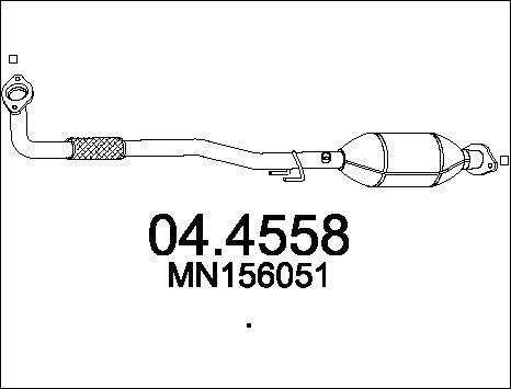 MTS 04.4558 - Катализатор autosila-amz.com