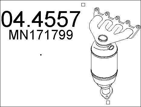 MTS 04.4557 - Катализатор autosila-amz.com