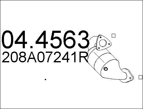 MTS 04.4563 - Катализатор autosila-amz.com