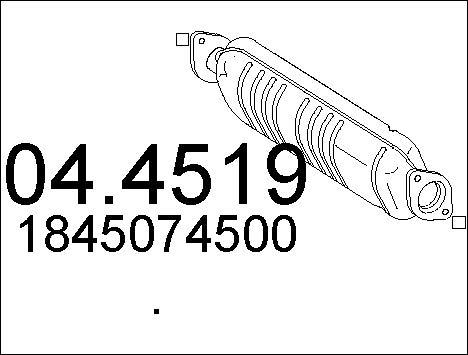 MTS 04.4519 - Катализатор autosila-amz.com