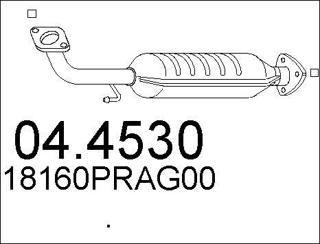 MTS 04.4530 - Катализатор autosila-amz.com