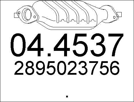 MTS 04.4537 - Катализатор autosila-amz.com