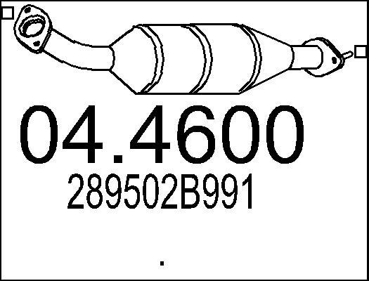 MTS 04.4600 - Катализатор autosila-amz.com