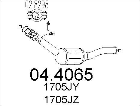 MTS 04.4065 - Катализатор autosila-amz.com