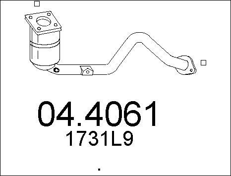 MTS 04.4061 - Катализатор autosila-amz.com