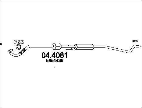 MTS 04.4081 - Катализатор autosila-amz.com