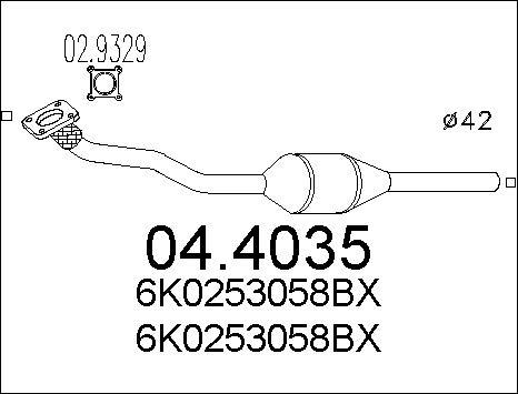 MTS 04.4035 - Катализатор autosila-amz.com