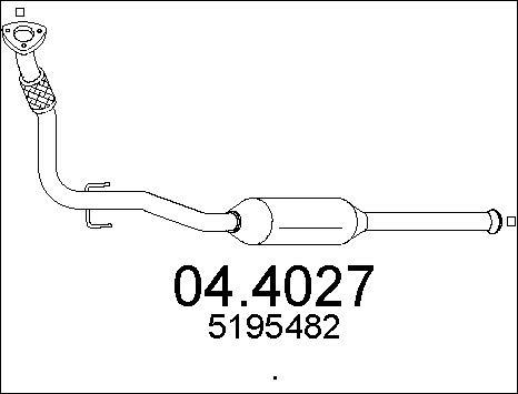 MTS 04.4027 - Катализатор autosila-amz.com