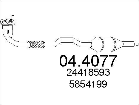 MTS 04.4077 - Катализатор autosila-amz.com