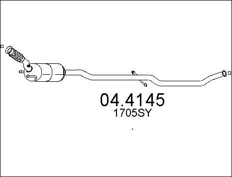 MTS 04.4145 - Катализатор autosila-amz.com