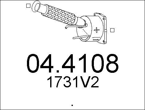 MTS 04.4108 - Катализатор autosila-amz.com