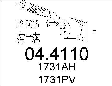 MTS 04.4110 - Катализатор autosila-amz.com