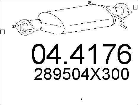 MTS 04.4176 - Катализатор autosila-amz.com