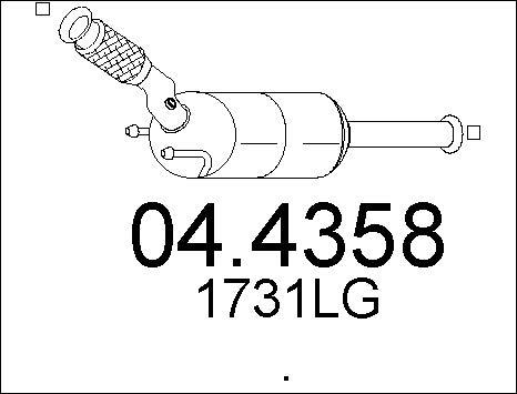 MTS 04.4358 - Катализатор autosila-amz.com