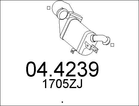 MTS 04.4239 - Катализатор autosila-amz.com