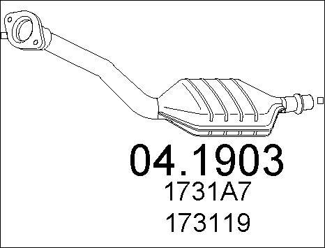 MTS 04.1903 - Катализатор autosila-amz.com