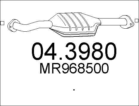 MTS 04.3980 - Катализатор autosila-amz.com