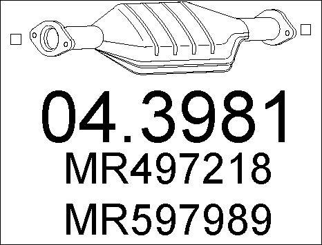 MTS 04.3981 - Катализатор autosila-amz.com