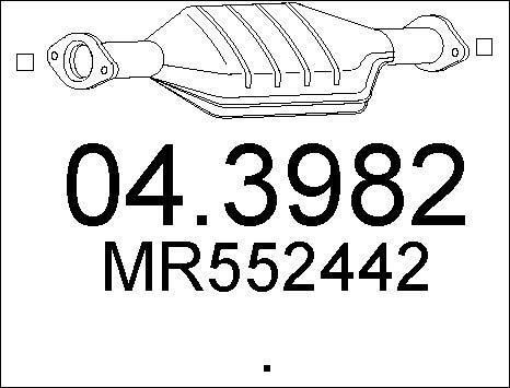 MTS 04.3982 - Катализатор autosila-amz.com