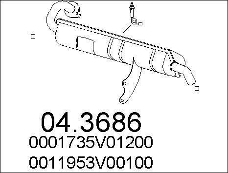 MTS 04.3686 - Катализатор autosila-amz.com