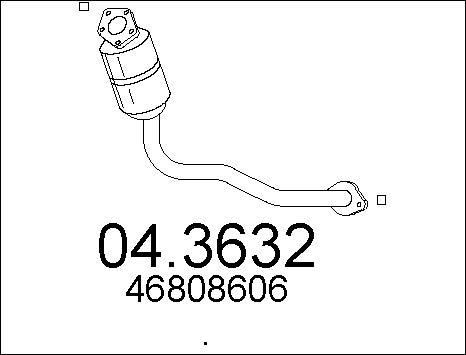 MTS 04.3632 - Катализатор autosila-amz.com