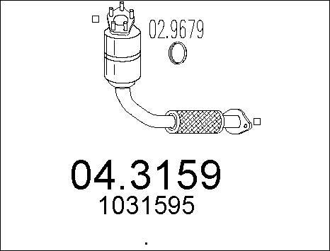 MTS 04.3159 - Катализатор autosila-amz.com