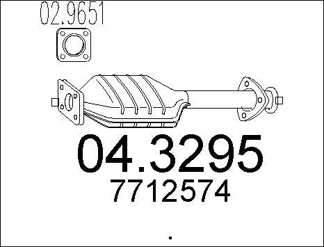 MTS 04.3295 - Катализатор autosila-amz.com