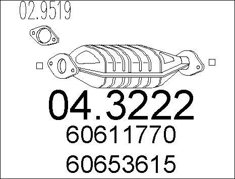 MTS 04.3222 - Катализатор autosila-amz.com