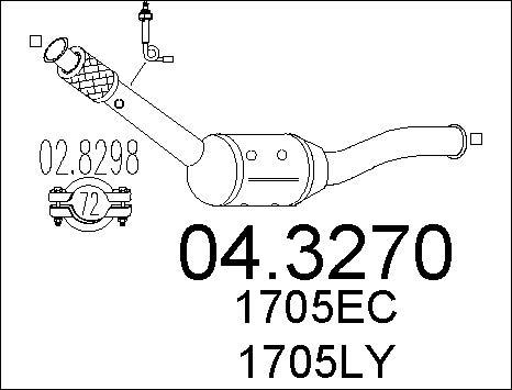 MTS 04.3270 - Катализатор autosila-amz.com